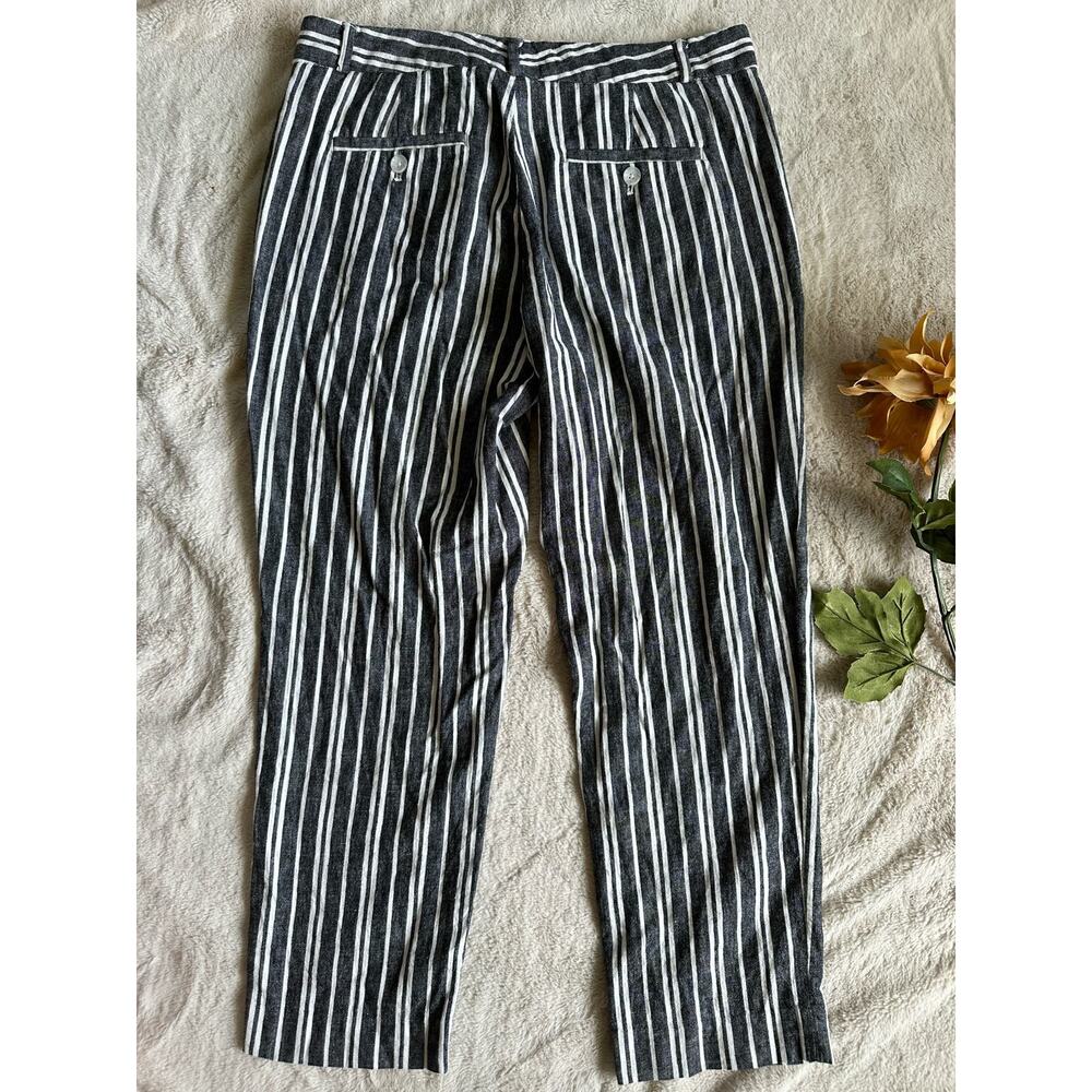 Banana Republic Crop Pants Size 6 Linen - Picture 2 of 6
